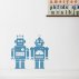 Stickers Robots - Bleu